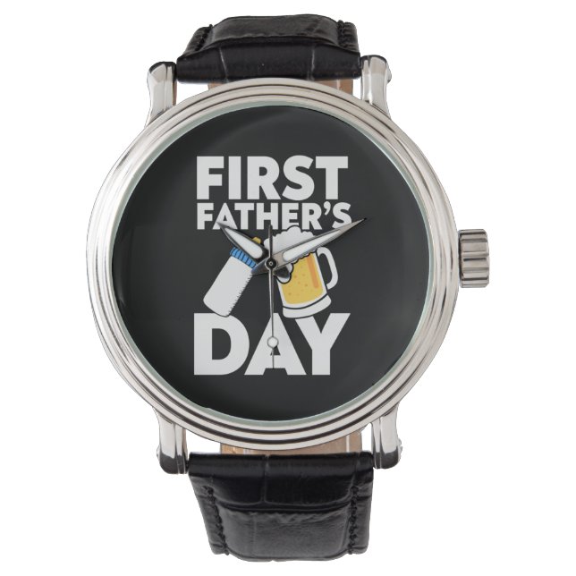 Grandfather Quotes | First Father's Day Horloge (Voorkant)