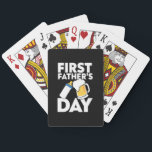 Grandfather Quotes | First Father's Day Pokerkaarten<br><div class="desc">Grandfather Quotes | First Father's Day</div>