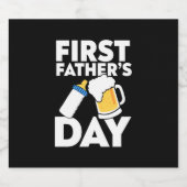 Grandfather Quotes | First Father's Day Sparkling Wijnetiket (Enkel label)