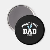 Grandfather Quotes First Time Dad 2022 Magneet (Voorkant / Achterkant)