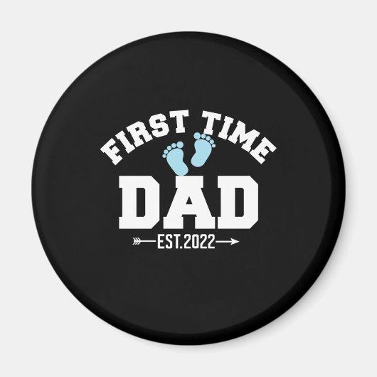 Grandfather Quotes First Time Dad 2022 Magneet (Voorkant)