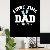 Grandfather Quotes First Time Dad 2022 Poster (Thuiskantoor)