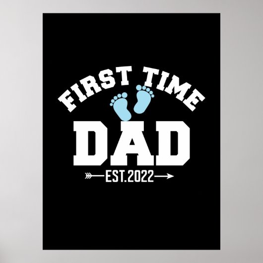 Grandfather Quotes First Time Dad 2022 Poster (Voorkant)