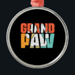 Grandfather Quotes | Grandpaw Dog Metalen Ornament<br><div class="desc">Grandfather Quotes | Grandpaw Dog</div>