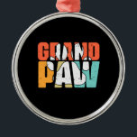 Grandfather Quotes | Grandpaw Dog Metalen Ornament<br><div class="desc">Grandfather Quotes | Grandpaw Dog</div>