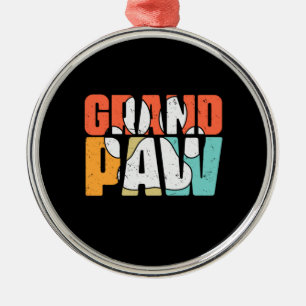 Grandfather Quotes   Grandpaw Dog Metalen Ornament