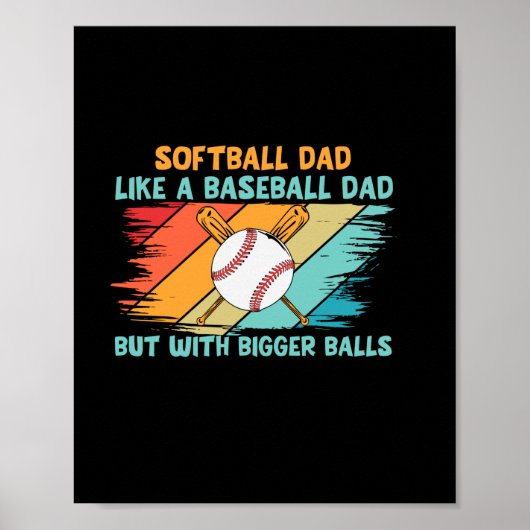Grandfather Quotes | Honkbal Dad Definition Poster (Voorkant)