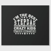 Grandfather Quotes | Ik ben de beste stepdad Cadeaupapier (Vlak)