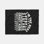 Grandfather Quotes | Ik ben de beste stepdad Fleece Deken (Voorkant (Horizontaal))