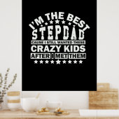 Grandfather Quotes | Ik ben de beste stepdad Poster (Keuken)