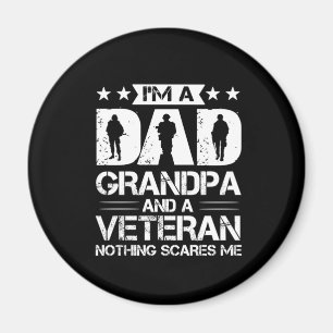 Grandfather Quotes   Ik ben vader en veteraan Magneet