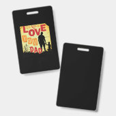 Grandfather Quotes | Liefde van je vader Badge (Voor- en achterkant)