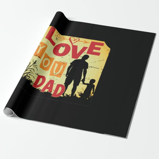 Grandfather Quotes | Liefde van je vader Cadeaupapier (Uitgerold)