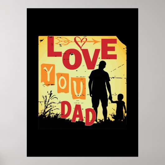 Grandfather Quotes | Liefde van je vader Poster (Voorkant)