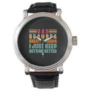 Grandfather Quotes   Pap Great Grandpa Horloge