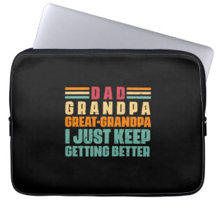 Grandfather Quotes   Pap Great Grandpa Laptop Sleeve