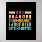 Grandfather Quotes | Pap Great Grandpa Poster (Voorkant)