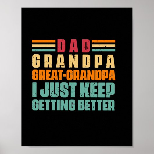 Grandfather Quotes | Pap Great Grandpa Poster (Voorkant)