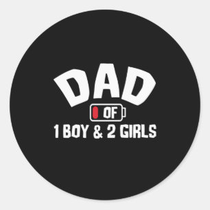 Grandfather Quotes Pap van een jongen Ronde Sticker