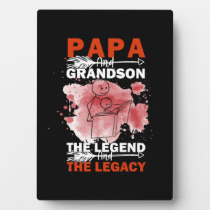 Grandfather Quotes Papa en Grandson Fotoplaat