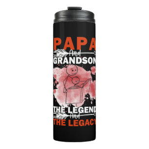 Grandfather Quotes   Papa en Grandson Thermosbeker