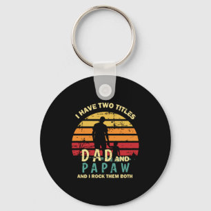 Grandfather Quotes Papa en Papa die ik heb geget Sleutelhanger