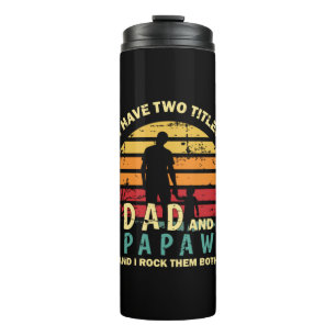 Grandfather Quotes Papa en Papa die ik heb geget Thermosbeker