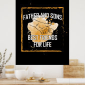 Grandfather Quotes | Vader en Sons Beste Vriend Poster (Keuken)