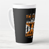 Grandfather Quotes | Wat een Geweldige vader Latte Mok (Linkerhoek)