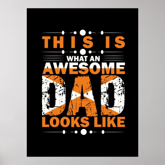 Grandfather Quotes | Wat een Geweldige vader Poster (Voorkant)
