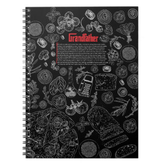 Grandfather Recipe Notebook Notitieboek