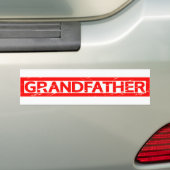 Grandfather Stamp Bumpersticker (Op auto)