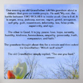 Grandfather's Wisdom Poster (Voorkant)