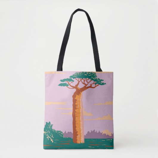 Grandidiers Baobab Tote Bag (Voorkant)