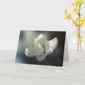 Grandiflora magnolia kaart (Gele Bloem)