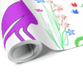 grandiose vogel cadeaupapier (Rol Hoek)