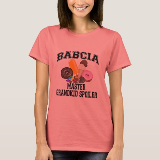 Grandkid Spoiler Babcia T-shirt (Voorkant)