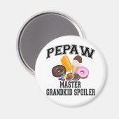 Grandkid Spoiler Pepaw Magneet (Voorkant / Achterkant)