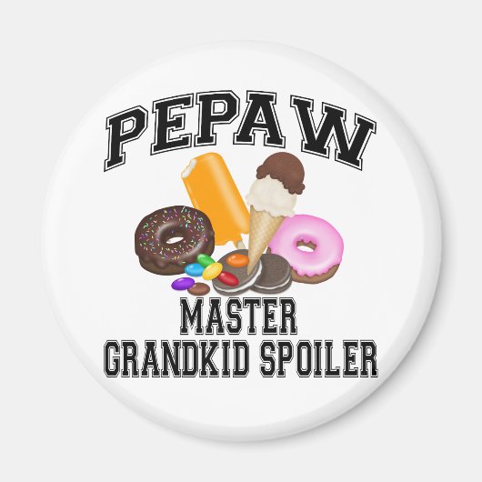Grandkid Spoiler Pepaw Magneet (Voorkant)