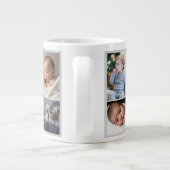 Grandkids Make Life Grand Photo Collage Keepsake Grote Koffiekop (Achterkant)