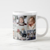 Grandkids Make Life Grand Photo Collage Keepsake Grote Koffiekop (Rechts)