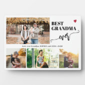 Grandkids photo collage best grandma ever  fotoplaat (voorkant)