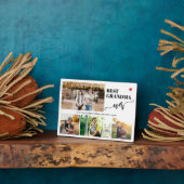 Grandkids photo collage best grandma ever  fotoplaat (Zijkant)