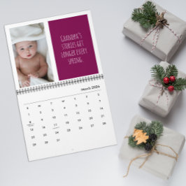 Grandkids Photo Gifts funny slogan Calendar Kalender