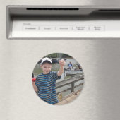 Grandkids Photo Template My First Fish! Magneet (Insitu (Vaatwasser))