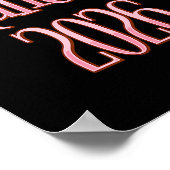 Grandma 2026 Cute Bird New Grandma Pregnancy Revea Poster (Hoek)