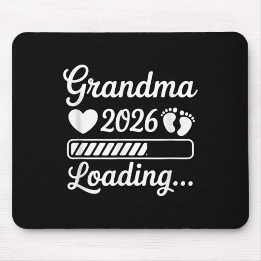 Grandma 2026 Loading Pregnancy Announcement New Gr Muismat (Voorkant)
