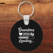 Grandma 2026 Loading Pregnancy Announcement New Gr Sleutelhanger (Voorkant)