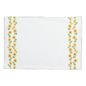 Grandma  aangepast monogram zonnebloemen CC0293 Kussensloop (Achterkant)