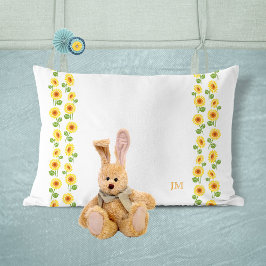 Grandma  aangepast monogram zonnebloemen CC0293 Kussensloop